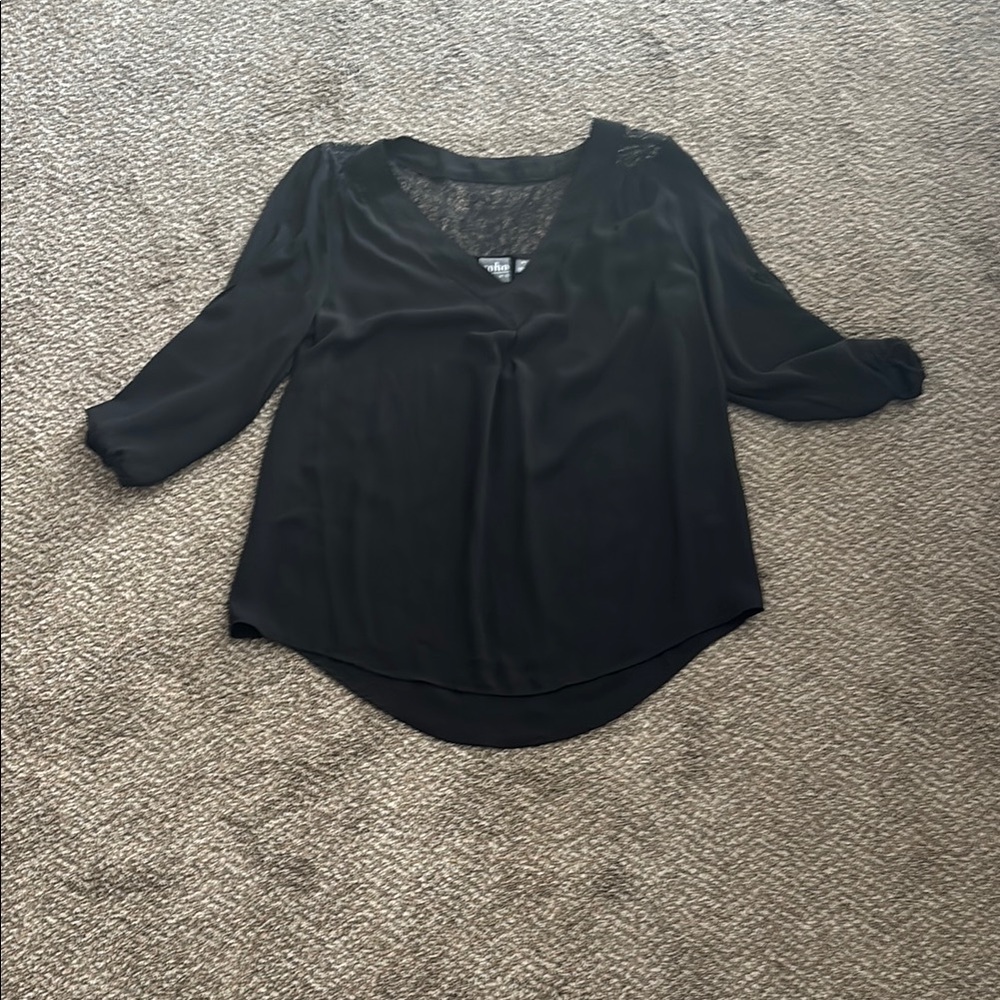 Elegant Black Women's Top